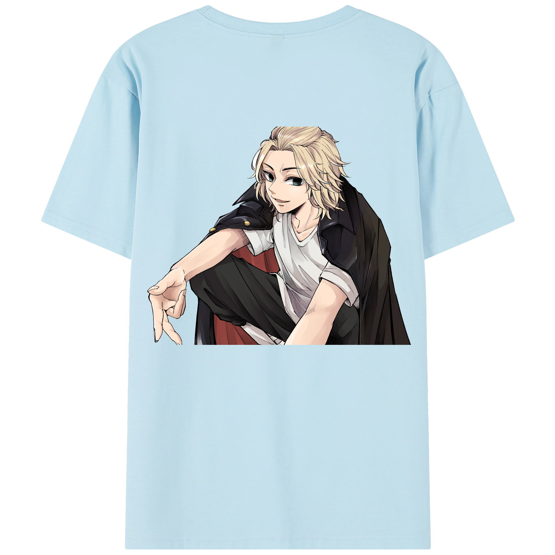 （画像用） 東京リベンジャーズ Tokyo Revengers 綿100％半袖Tシャツ（背面プリント）